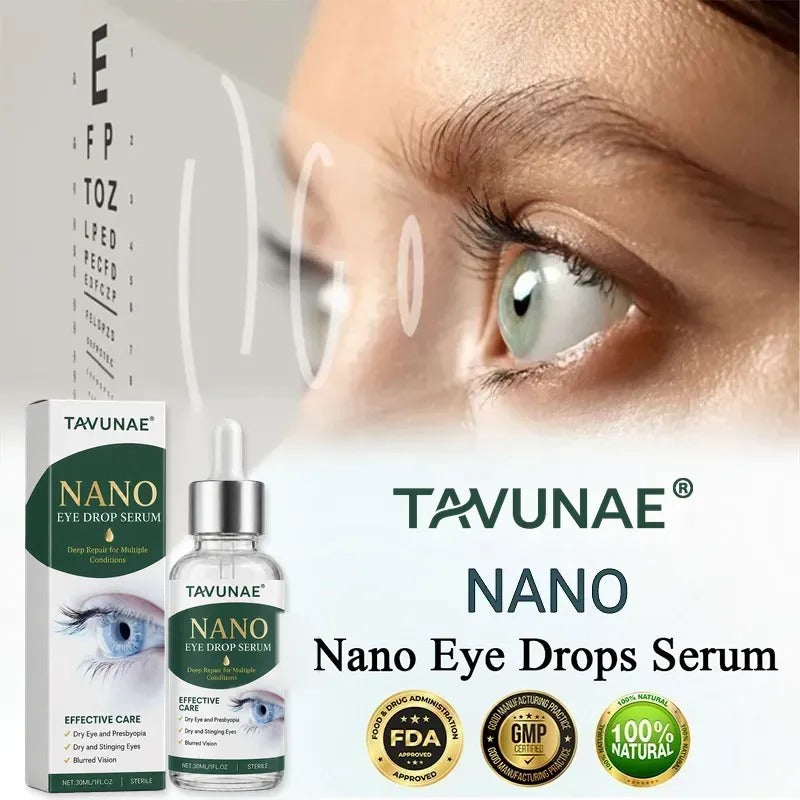 Reclaim Your Crystal-Clear Vision with Tavunae® NANO Eye Drops