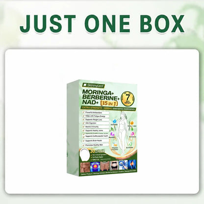🌿🍋Moringa & Berberine 10-IN-1 Advanced Nano Microneedle Patch (Once Daily, visible changes in 7 days) ✅ Obesity, Diabetes, Sleep Apnea, And Joint Issues