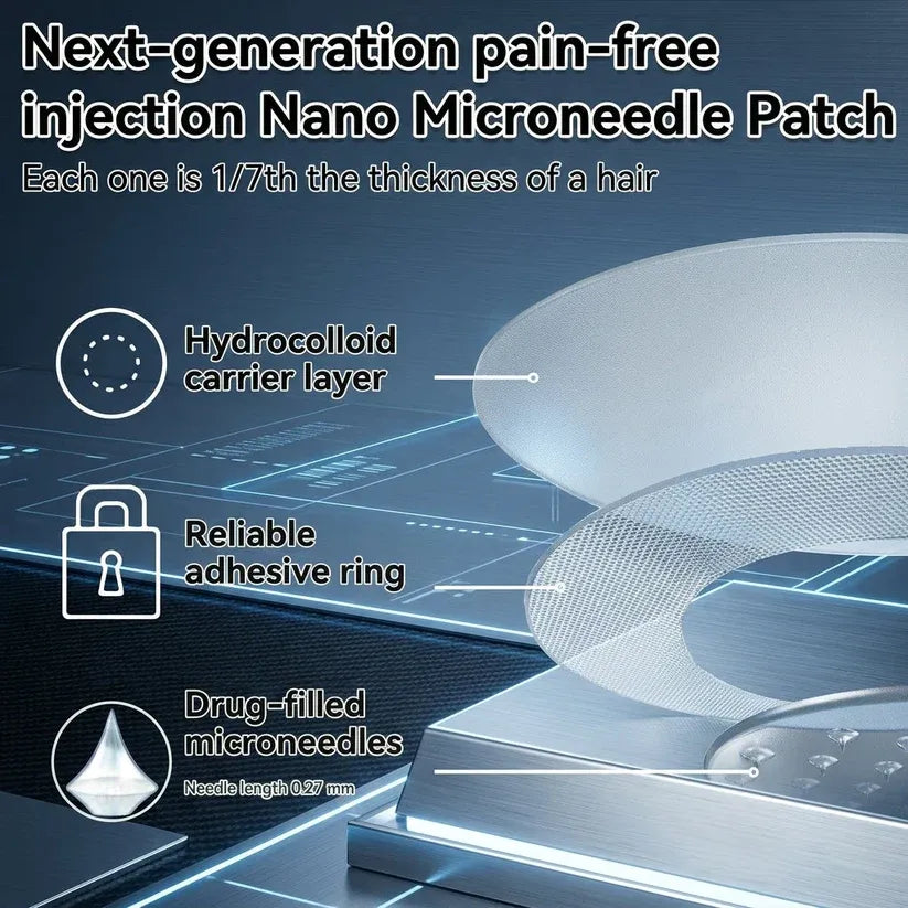 🌿🍋Moringa & Berberine 10-IN-1 Advanced Nano Microneedle Patch (Once Daily, visible changes in 7 days) ✅ Obesity, Diabetes, Sleep Apnea, And Joint Issues